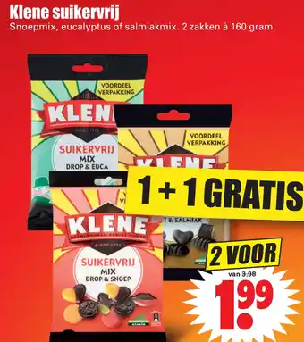 Dirk Klene suikervrij aanbieding