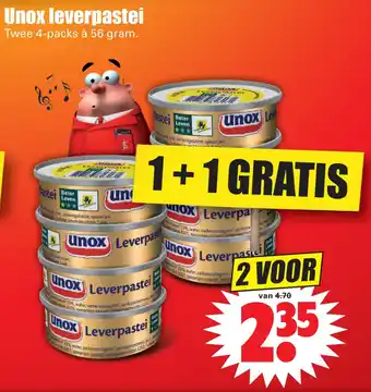 Dirk Unox leverpastei aanbieding