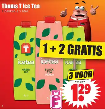 Dirk Thoms T Ice Tea aanbieding