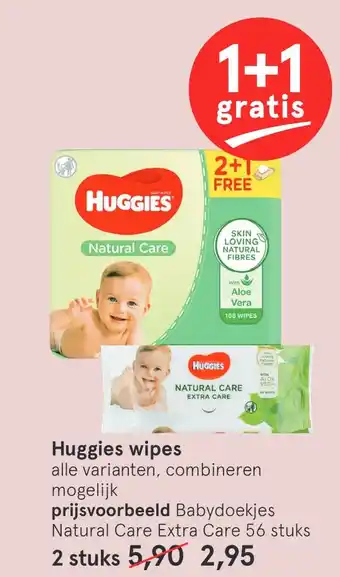 Etos Huggies wipes aanbieding