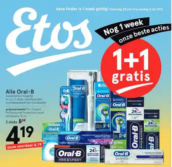 Etos Alle Oral-B aanbieding