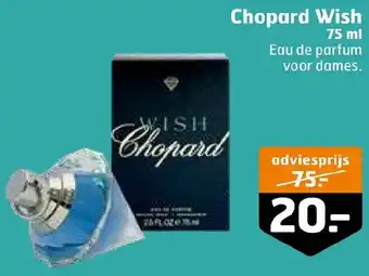 Trekpleister Chopard Wish 75ml aanbieding