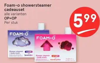 Etos Foam-o showersteamer cadeauset aanbieding