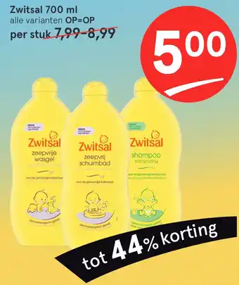 Etos Zwitsal 700 ml aanbieding