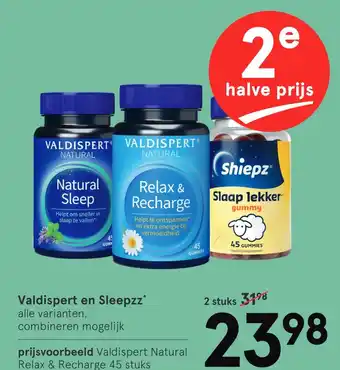 Etos Valdispert en Sleepzz' aanbieding