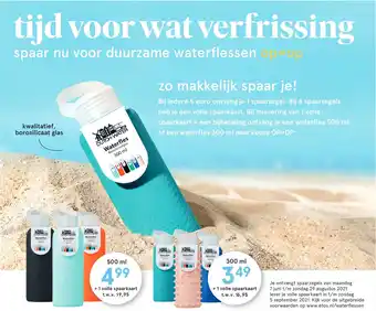 Etos tijd voor wat verfrissing aanbieding