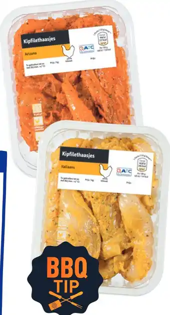 ALDI Gemarineerde kipfilethaasjes aanbieding