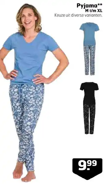 Trekpleister Pyjama M t/m XL aanbieding