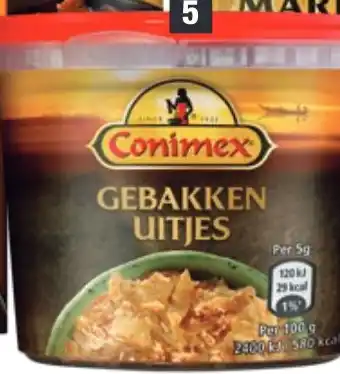 ALDI 5 Conimex gebakken uitjes aanbieding