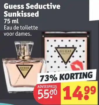 Kruidvat Guess Seductive Sunkissed aanbieding