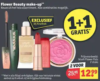 Kruidvat Flower Beauty make-up aanbieding