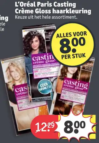 Kruidvat L'Oréal Paris Casting Crème Gloss haarkleuring aanbieding