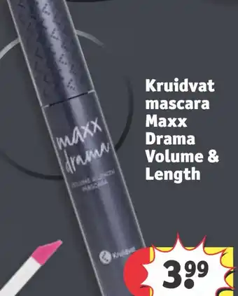 Kruidvat Kruidvat mascara Maxx Drama aanbieding