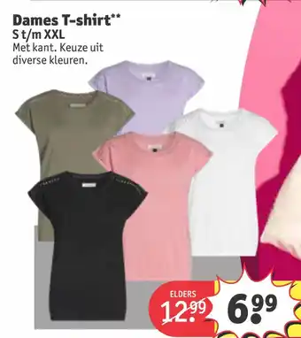 Kruidvat Dames T-shirt** aanbieding