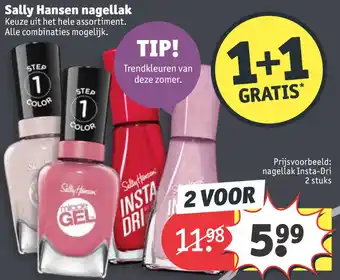 Kruidvat Sally Hansen nagellak aanbieding