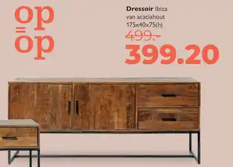 Woonboulevard Poortvliet Dressoir Ibiza aanbieding