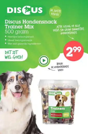 Discus Discus Hondensnack Trainer Mix aanbieding