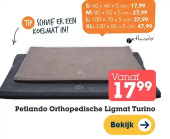 Discus Petlando Orthopedische Ligmat Turino aanbieding