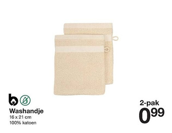Zeeman Washandje aanbieding