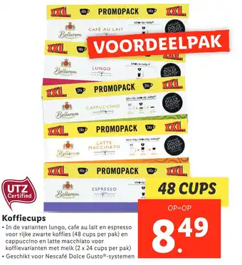 Lidl Koffiecups aanbieding