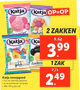 Lidl Katja snoepgoed aanbieding