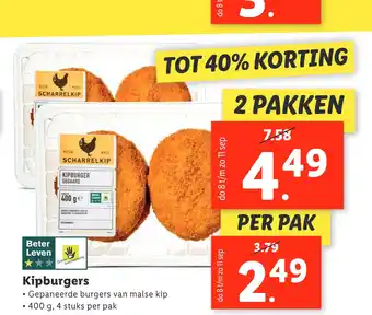 Lidl Kipburgers aanbieding