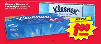 Nettorama Kleenex Tissues of Zakdoekjes aanbieding