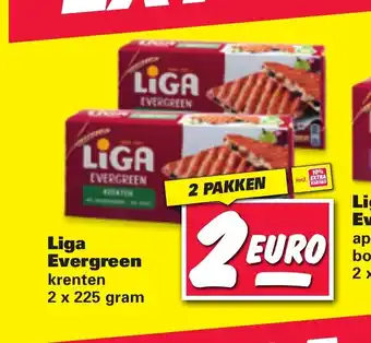 Nettorama Liga Evergreen 2 x 225 gram aanbieding