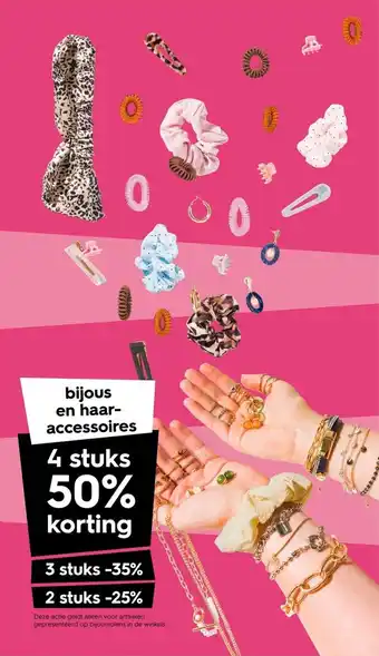 HEMA Bijous en haar-accessoires 4 stuks aanbieding