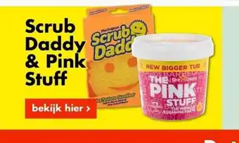 Wibra Scrub Daddy & Pink Stuff aanbieding