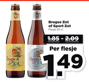 PLUS Brugse zot of sport zot aanbieding