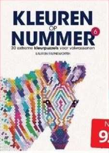 Boekenvoordeel Kleuren op nummer aanbieding