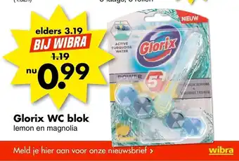 Wibra Glorix WC blok aanbieding