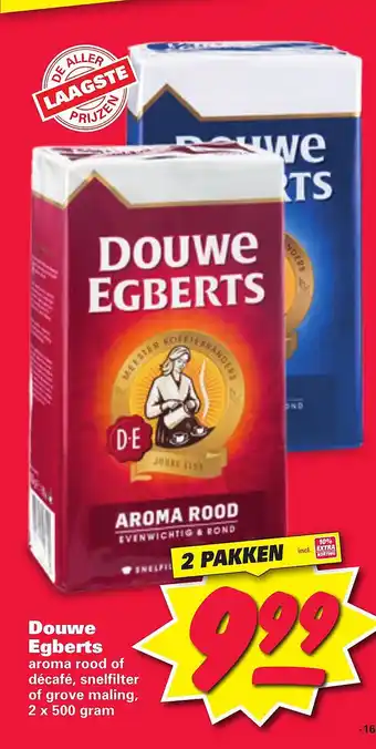 Nettorama Douwe egberts aanbieding