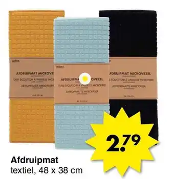 Wibra Afdruipmat 48 x 38 cm aanbieding