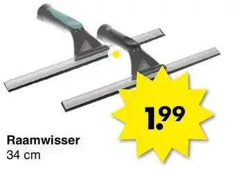 Wibra Raamwisser 34 cm aanbieding