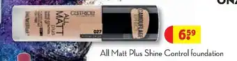 Kruidvat Catrice all matt plus shine control foundation aanbieding