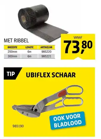 Isero Met ribbel aanbieding