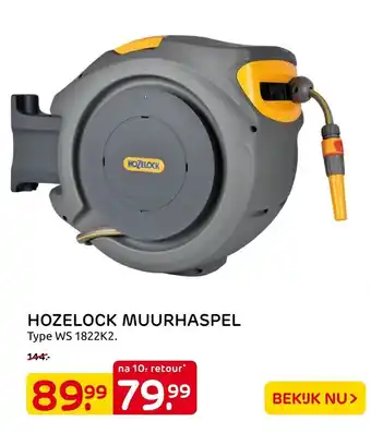 Praxis Hozelock Muurhaspel | WS 1822K2 aanbieding