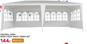 Praxis Central Park Partytent Feria wit aanbieding