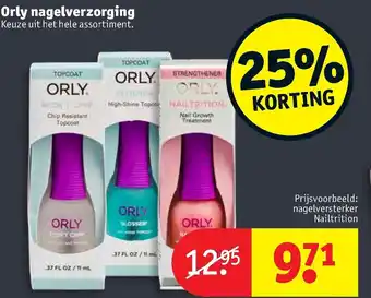 Kruidvat Orly nagelversterker nailtrition aanbieding