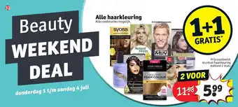 Kruidvat Haarkleuring asblond aanbieding