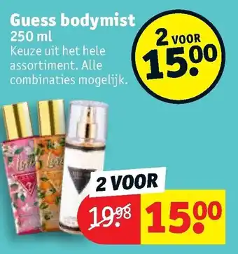 Kruidvat Guess bodymist 250 ml aanbieding