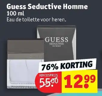 Kruidvat Guess seductive homme 100 ml aanbieding