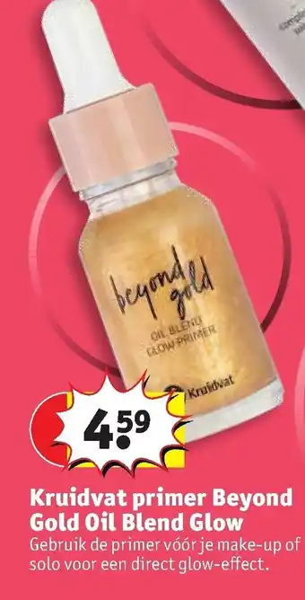 Kruidvat Primer beyond gold oil blend glow aanbieding