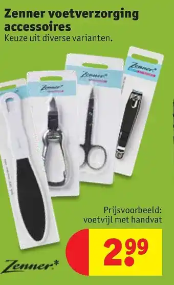 Kruidvat Zenner voetverzorging accessories aanbieding