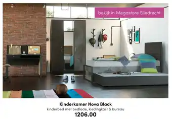 Baby & Tiener Kinderkamer nova black aanbieding