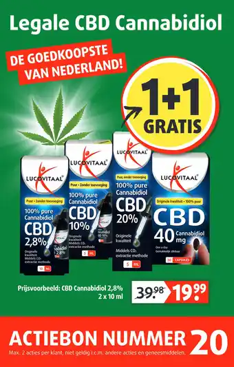 Lucovitaal Cbd cannabidiol aanbieding