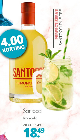 Mitra Santocci limoncello aanbieding