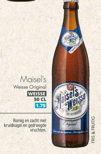 Mitra Maisel's weisse original aanbieding